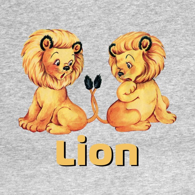 Cute Baby Lions by LittleBean